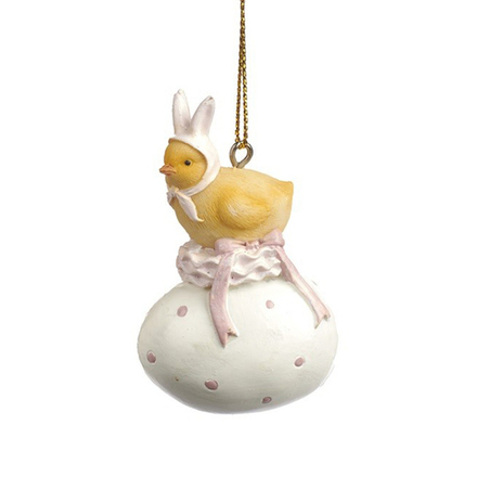 Декоративная подвеска "Цыплёнок на яичке" 7CM