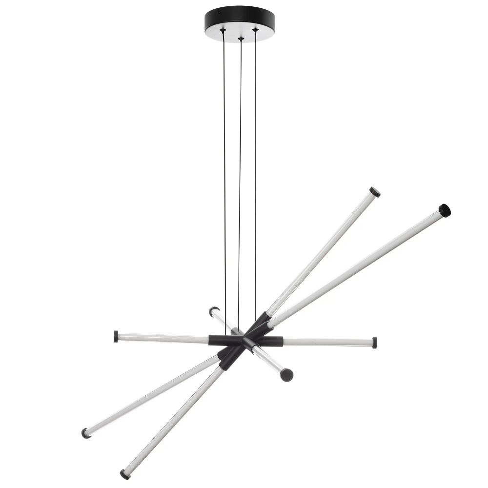 Citilux LUCIA CL217181 Люстра светодиодная подвесная Чёрная