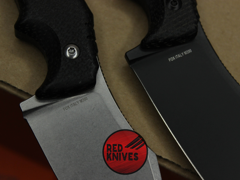 Нож Bastinelli Foreigner - черная микарта, клинок стоунвош