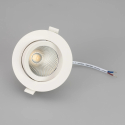 Светильник LTD-POLAR-TURN-R105-10W Warm3000 (WH, 36 deg, 230V) (Arlight, IP20 Пластик, 3 года) 032867