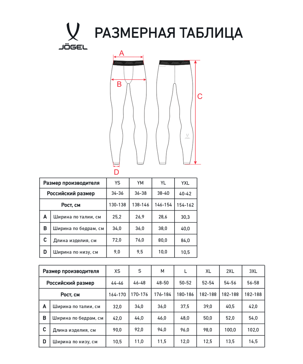 Тайтсы компрессионные утепленные CAMP PerFormDRY Baselayer Pants Warm, черный