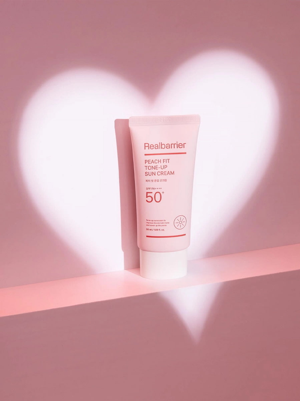 Real Barrier Тонирующий солнцезащитный крем SPF50 Peach Fit Tone-Up Sun Cream 50 мл