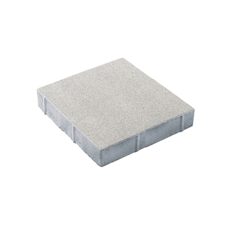 Тротуарная плитка КВАДРАТ 400х400 мм - Стандарт Белый