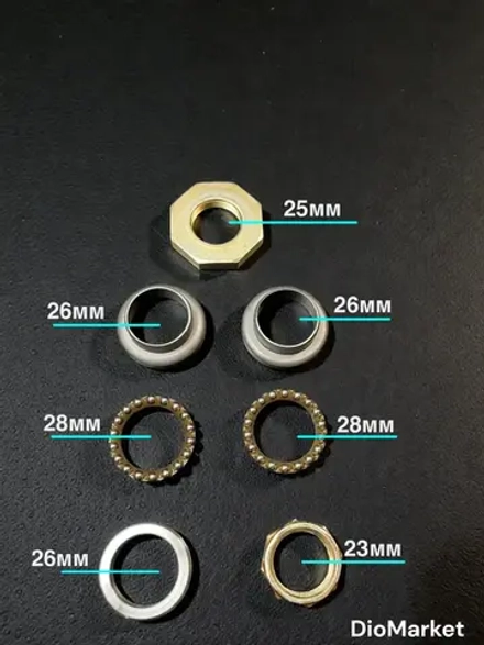 подшипники руля на скутер хокеист irbis Z50R gx moto ranger honling qt-7 racer sagita zongshen grand prix