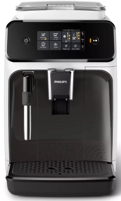 Кофемашина Philips Series 1200 EP1223/00 1500Вт черный/белый