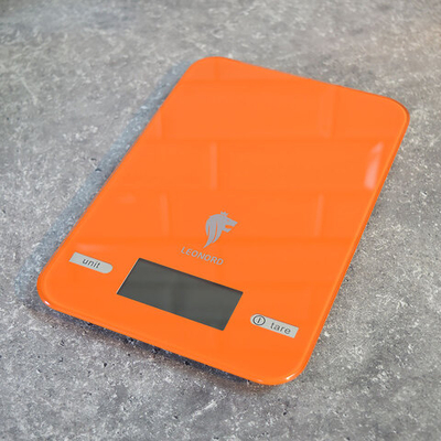 Весы кухонные электронные Leonord LE-17703, до 10кг, цвет оранжевый