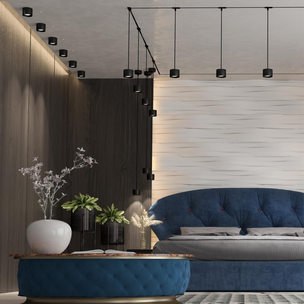 358652 OVER NT21 390 черный Светильник накладной светодиодный IP20 LED 4000К 12W 220V PATERA