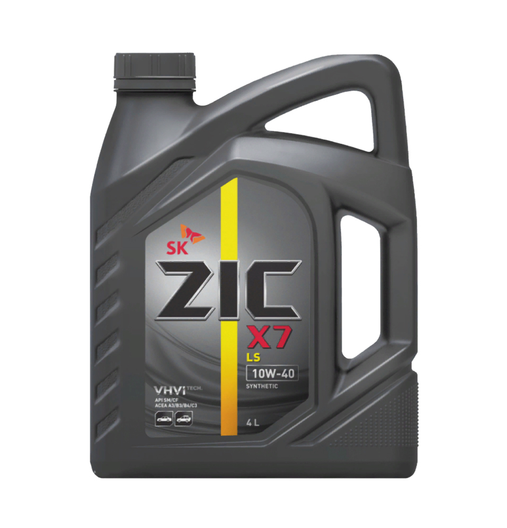 Масло ZIC X7 LS 10w40 4л синтетика SM/CF
