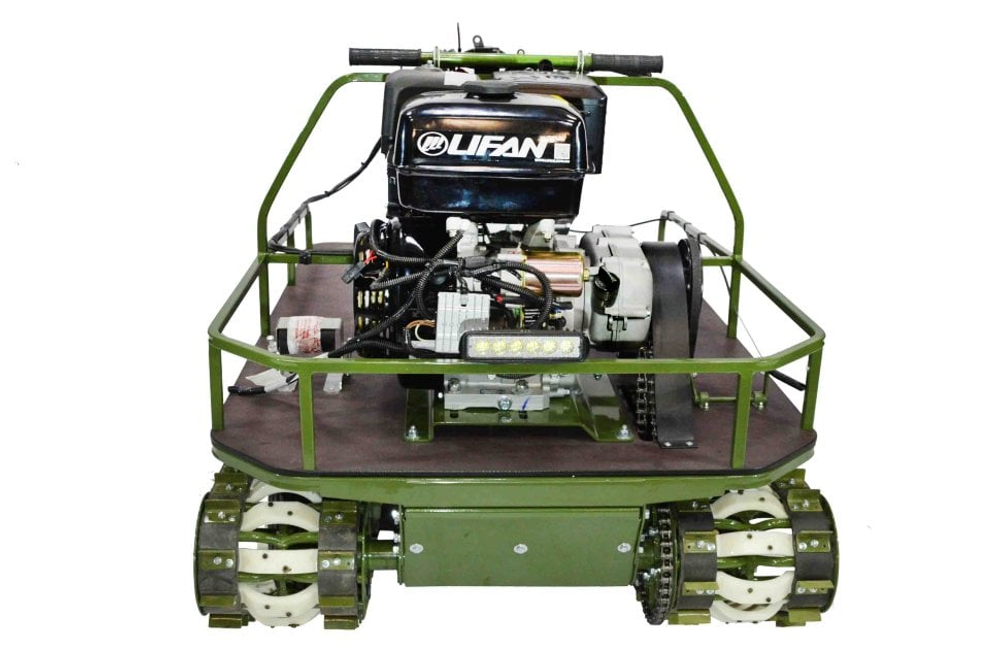 Мотобуксировщик KOIRA TR С понижающим редуктором (для болот), всесезонный. 13 л.с.