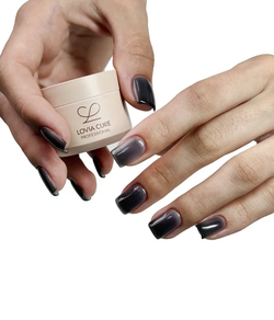 Lovia Cure Builder Gel Vitrage Black - Гель моделирующий Черный, 15 мл2