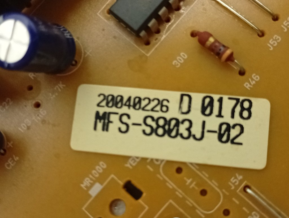 S803J кт45 Электронный модуль для стиральной машины Samsung MFS-S803J-02 б/у