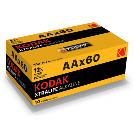Батарейки Kodak LR6-60 (4S) colour box XTRALIFE Alkaline [KAA-60]