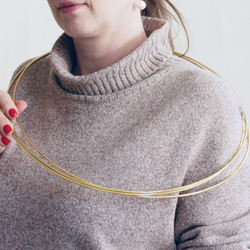 Кольца металлические для макраме 35 см 3 шт в наборе, цвет золотистый, неразъемное / кольцо металлическое основа для рукоделия / основа для ловца снов