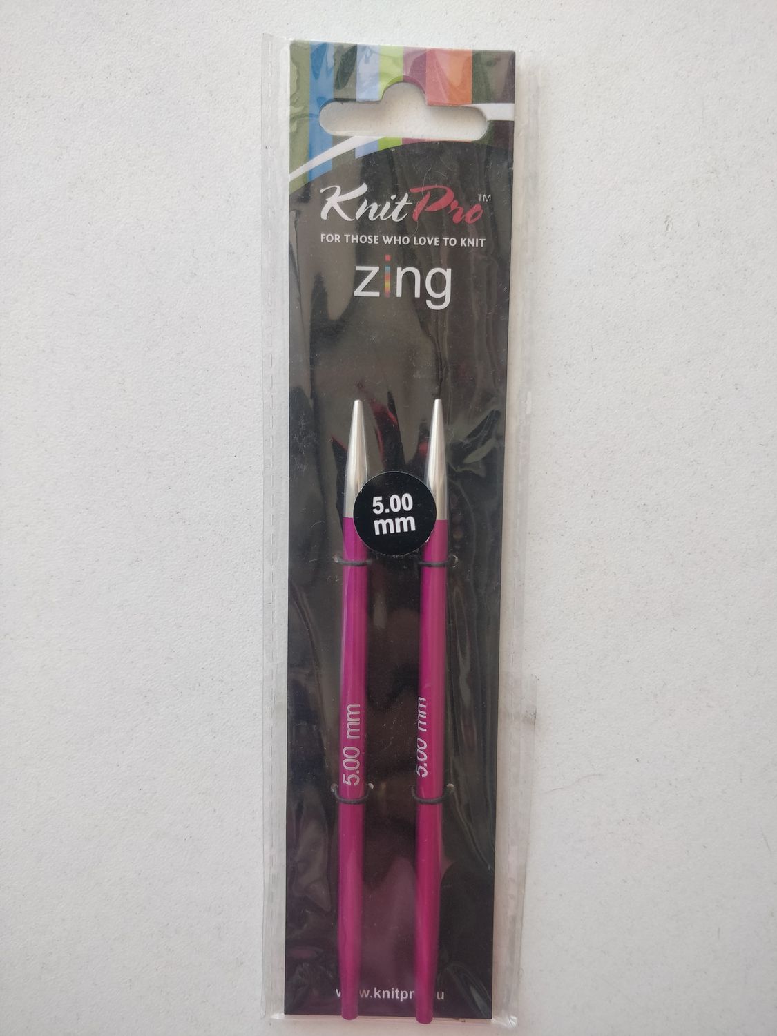 Спицы  Knit Pro Zing разъёмные 13см, размеры в ассортименте