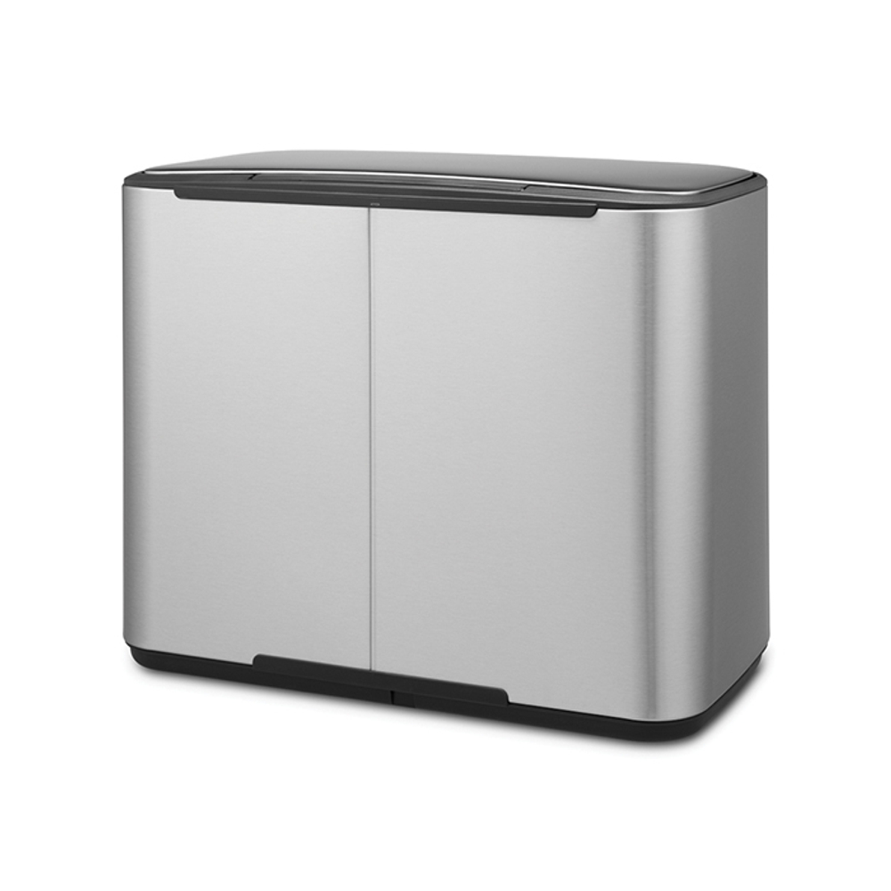 Мусорный бак Bo Pedal Bin 3x11л Brabantia Стальной матовый Fingerprint Proof