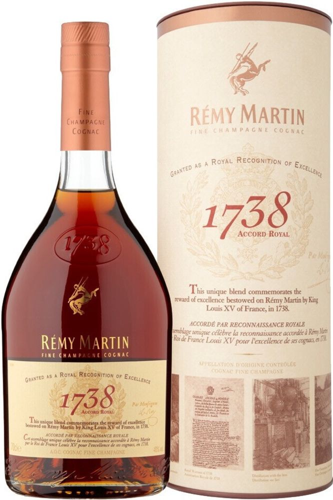 Коньяк Remy Martin 1738 Accord Royal, 0,7 л