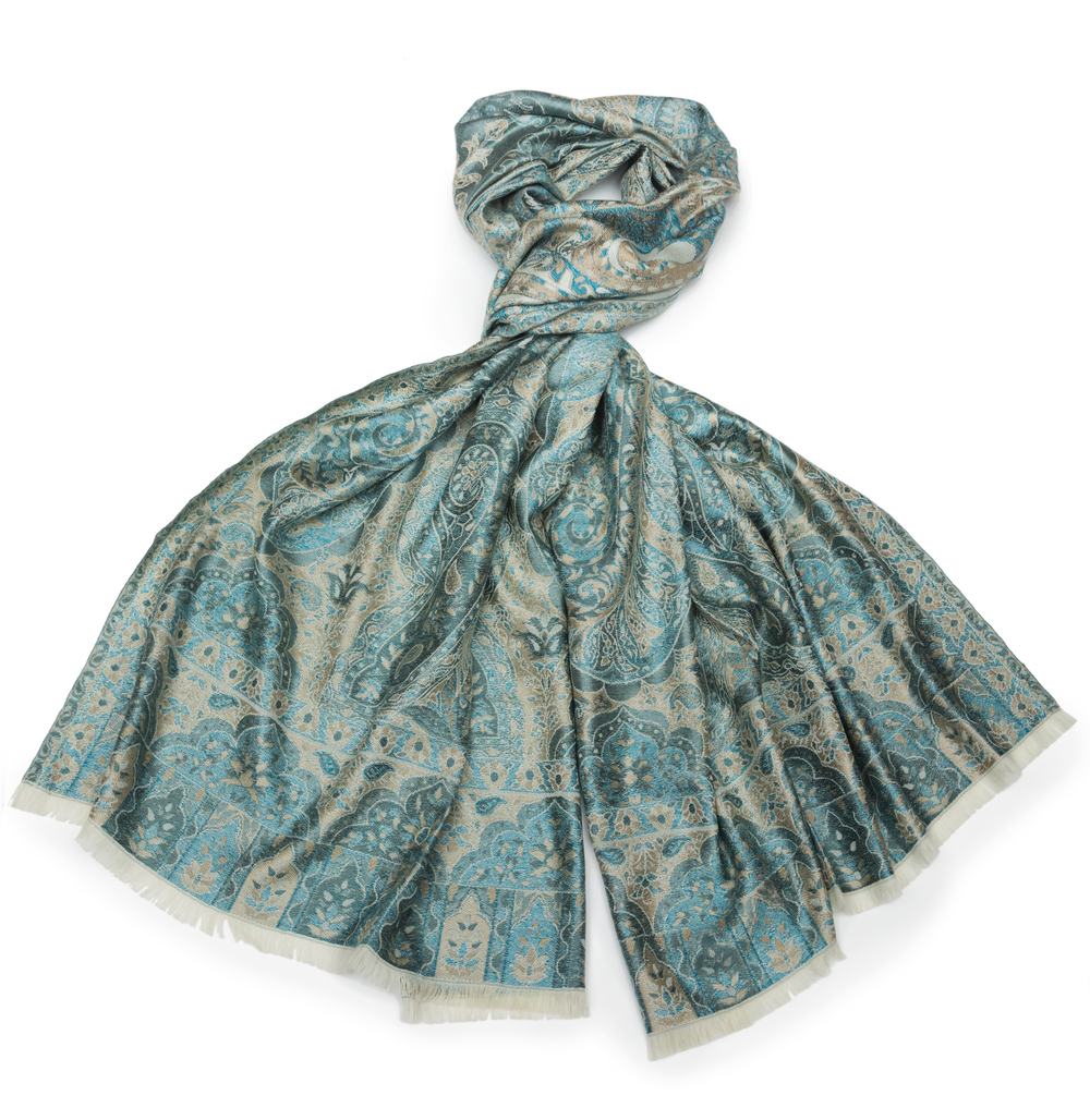 Плед-палантин 70х200 AM Paris Nimes голубой