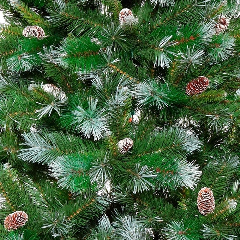 GAEM Елка искусственная "Сибирская особая со снегом", H228 см, 1081 веток