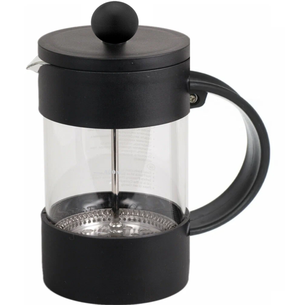 Чайник заварочный Tekanna, чёрный, 1000 мл, боросиликатное стекло/полипропилен