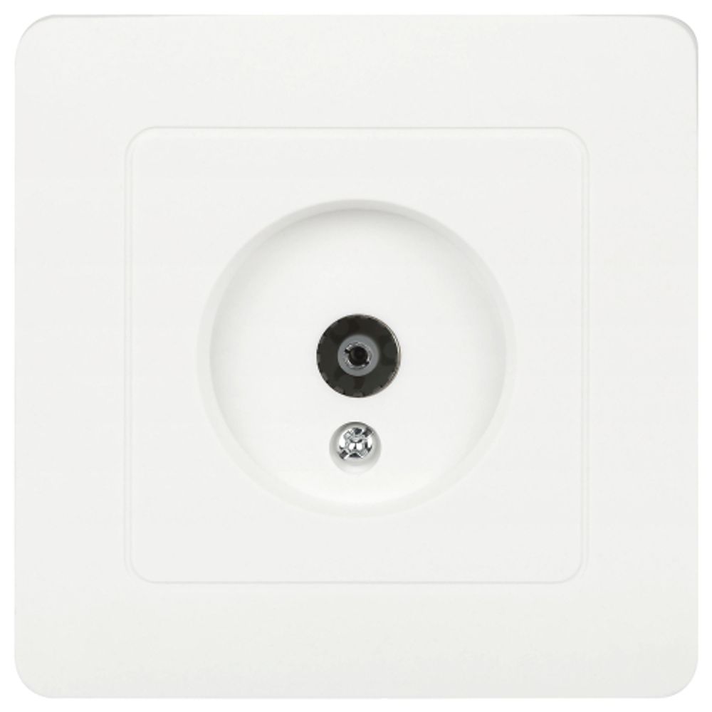 Розетка Intro Style 7-301-01 TV одиночная, IP20, СУ, белый | Intro