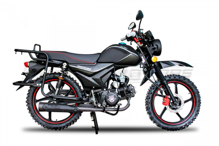 Мопед ROCKOT ALPHA OFFROAD M-12 LUX (черный матовый)