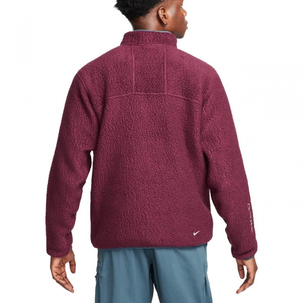Толстовка Nike ACG Arctic Wolf Polartec Sweatshirt Burgundy