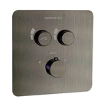 Встраиваемый термостатический смеситель для душа на 2 выхода RS SMART 85T201SGR графит