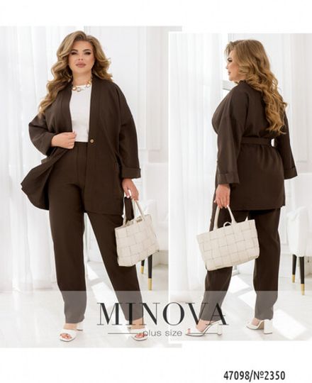 Костюм 2350-коричневый Minova Фото 1