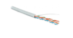 Витая пара U/UTP кат 6 4 пары 23 AWG LSZH серый 305м UUTP4-C6-S23-IN-LSZH-GY-305 Hyperline