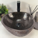 Раковина из речного камня RS-65265 39*35*15 0855