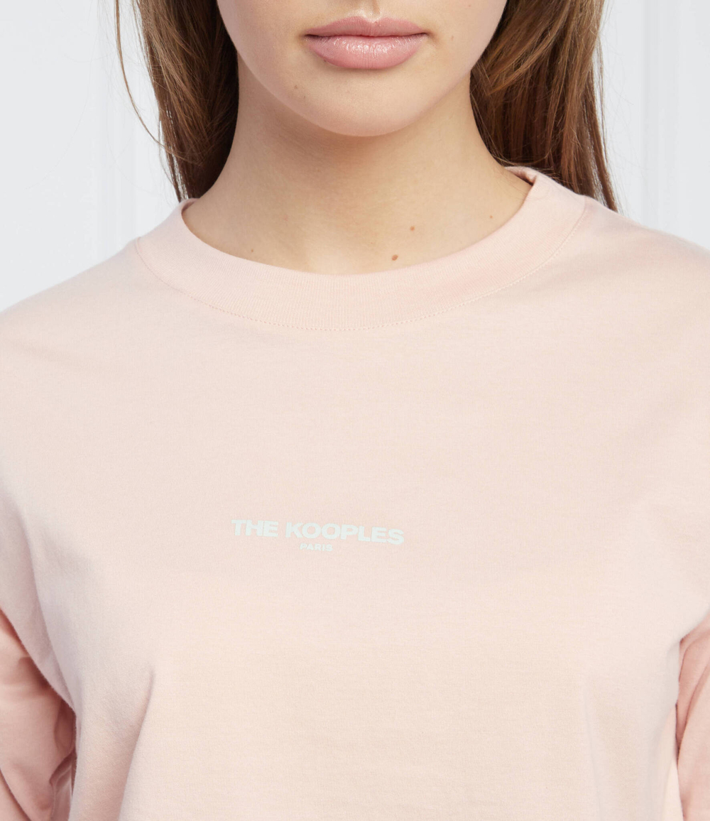футболка The Kooples - пудро-розовый(FTSC24043K)