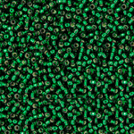 Японский бисер TOHO Round 15/0 (№36), с внутренним серебрением, прозрачный