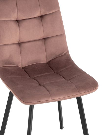 Стул Chilly велюр пыльно-розовый 2 шт.