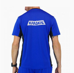 Karakal PRO TOUR TEE, BLUE/GRAPHITE, L