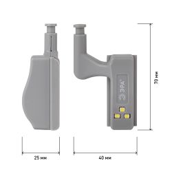 Светодиодный фонарь подсветка ЭРА Пушлайт SB-401 на петлю в кухонный шкаф | Подсветка, пушлайты