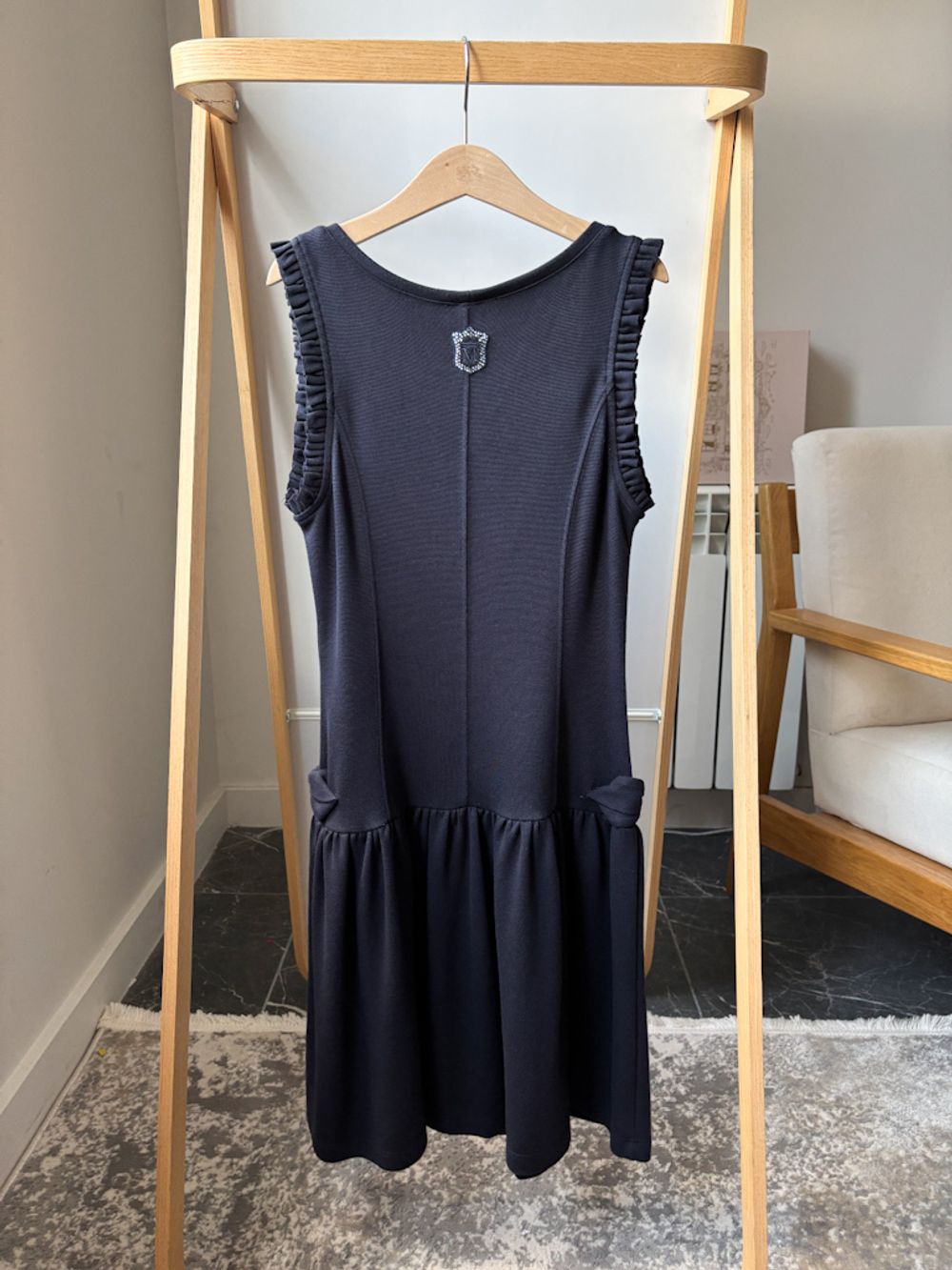 Трикотажный школьный сарафан Monnalisa, 140