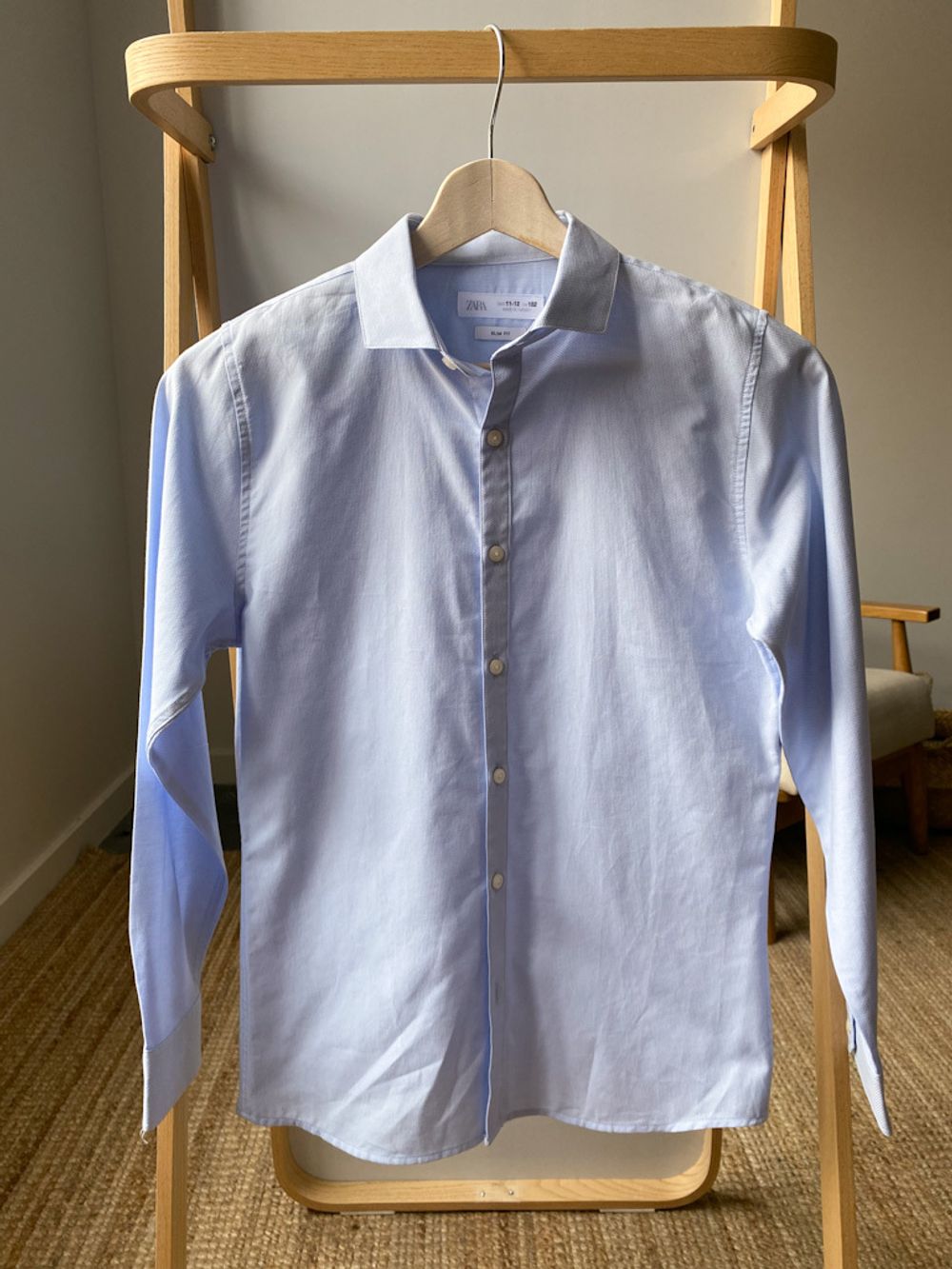 Новая хлопковая рубашка Zara, 152