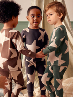 Пижама для мальчика Next K98-601, 3 шт., Зеленый, Коричневый, Темно-серый