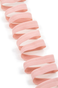 Бейка эластичная 15 мм матовая пудра