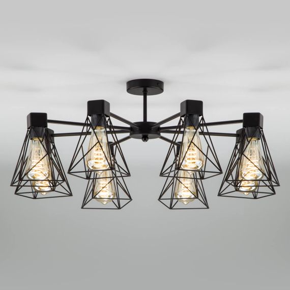 Потолочная люстра Eurosvet 70107/8 черный