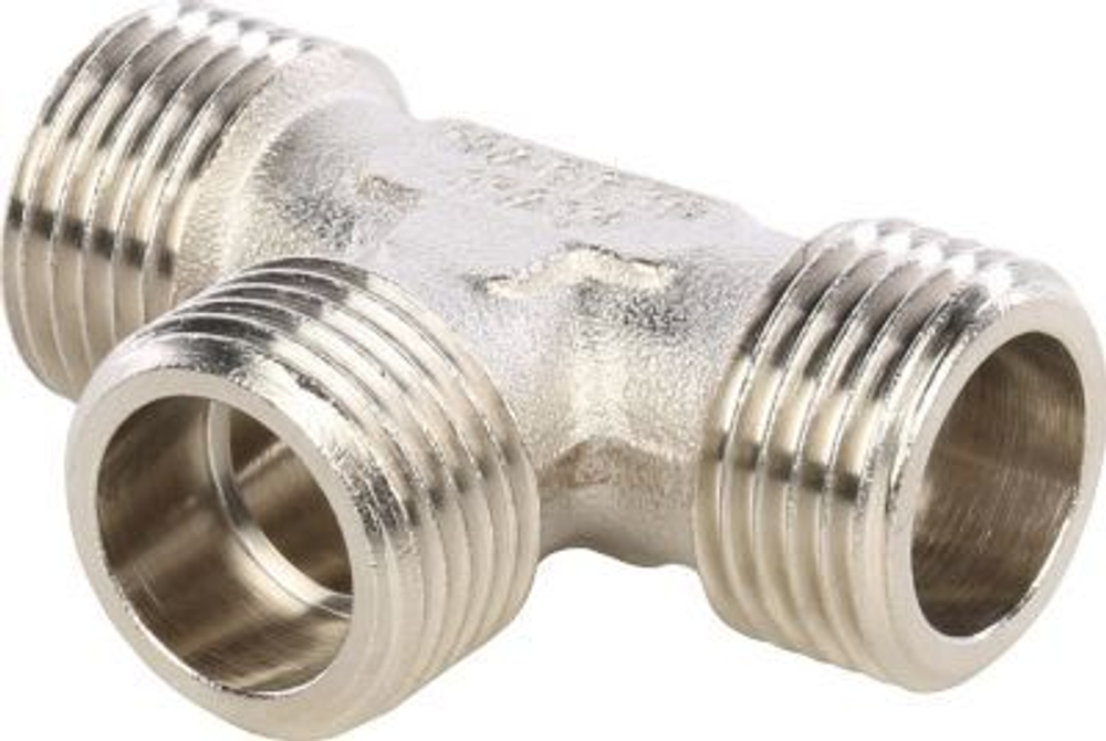 Тройник НИКЕЛЬ нар-нар-нар 1/2" STOUT   4873