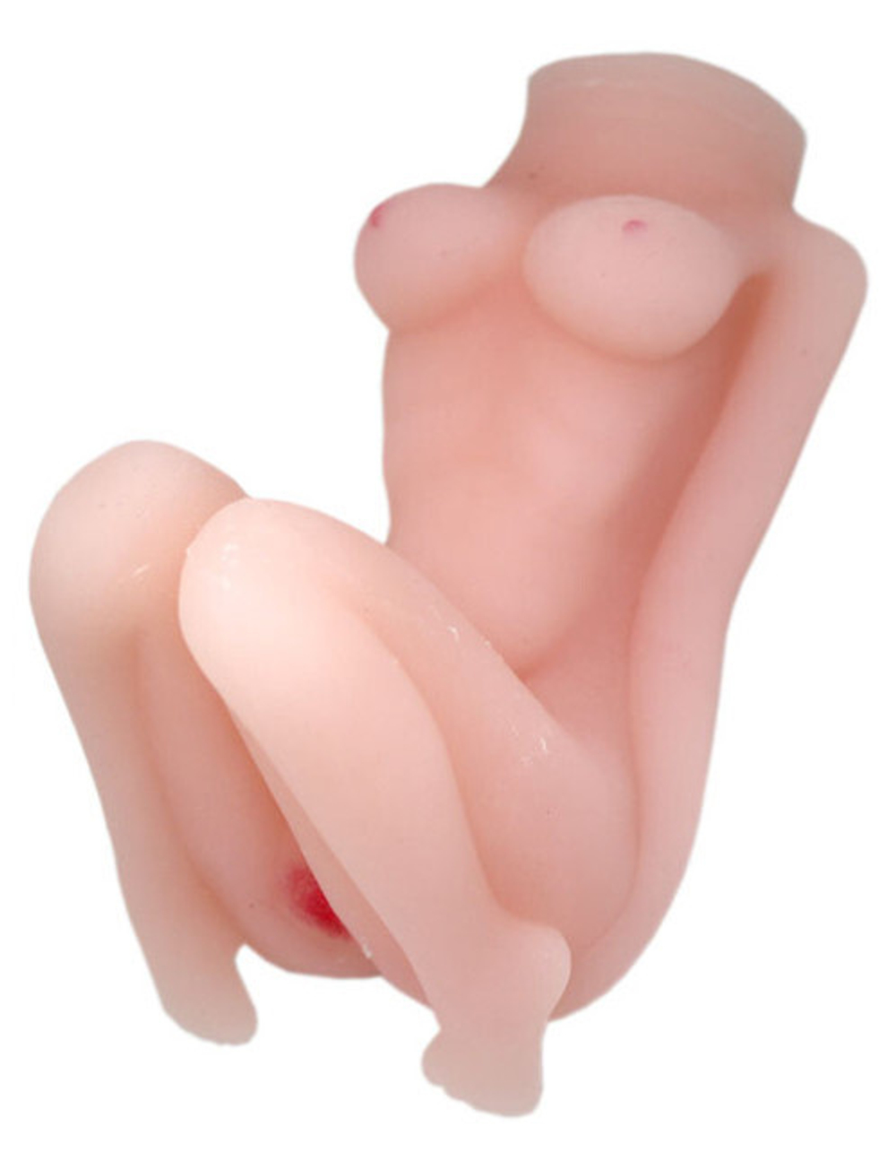 Мастурбатор с вибрацией в виде женского тела Eroticon (Цвет: телесный)