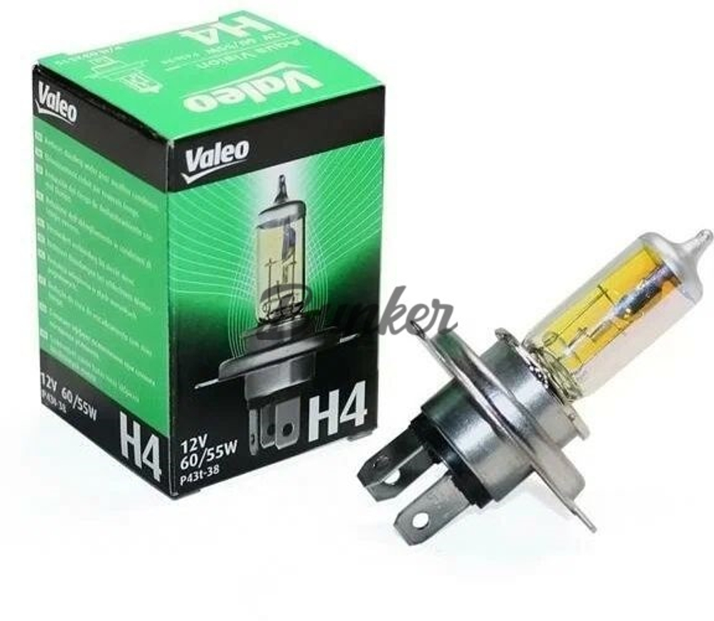 Галогеновая лампа VALEO Aqua Vision H4,12V