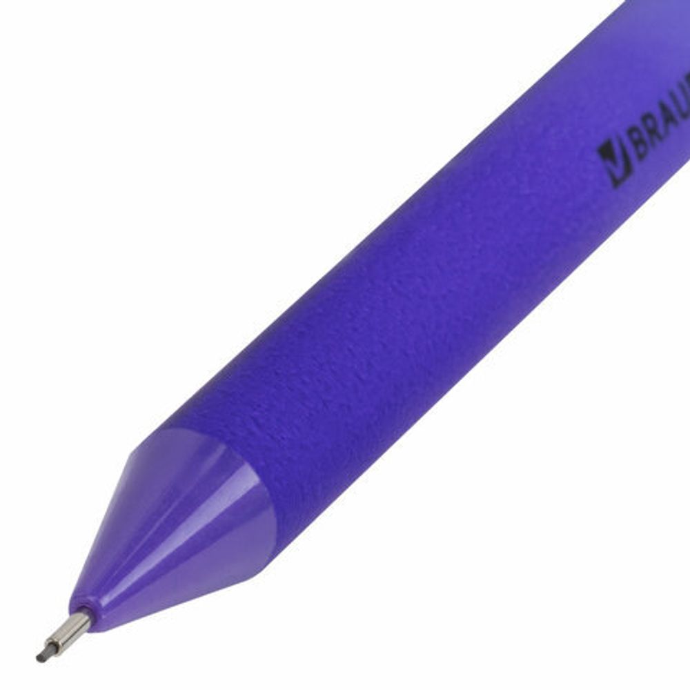 Карандаш механический 0,5 мм, BRAUBERG SOFT "Grade", HB, корпус soft-touch ассорти, 181958