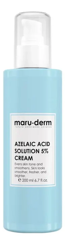 Maruderm, Увлажняющий крем для лица Azelaic Acid Solution 5% Cream, 200 мл