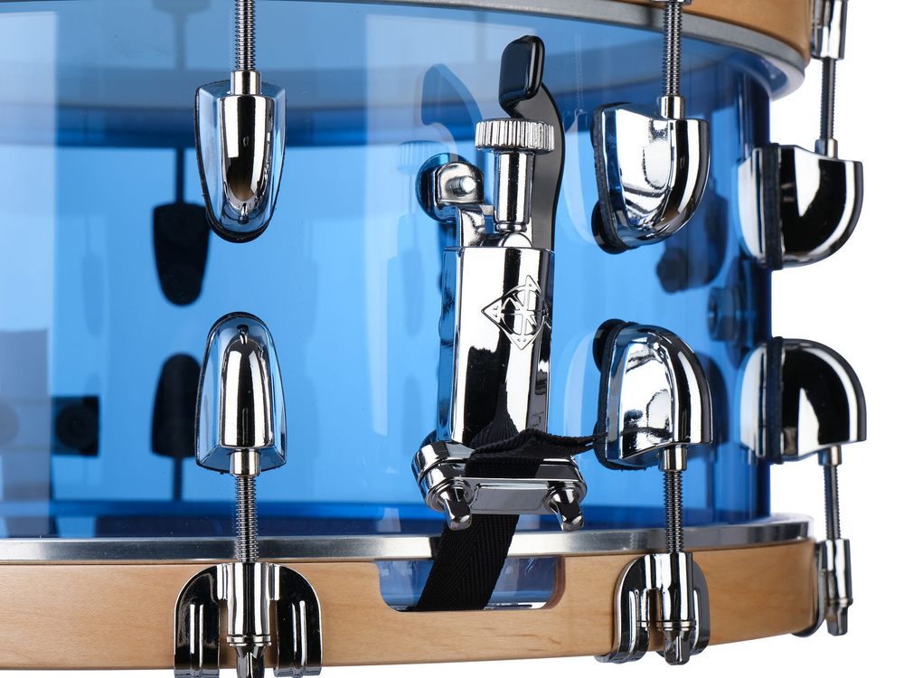 Малый барабан 6.5 x 14" Dixon PDSCST654ACB Cornerstone See-Through Blue