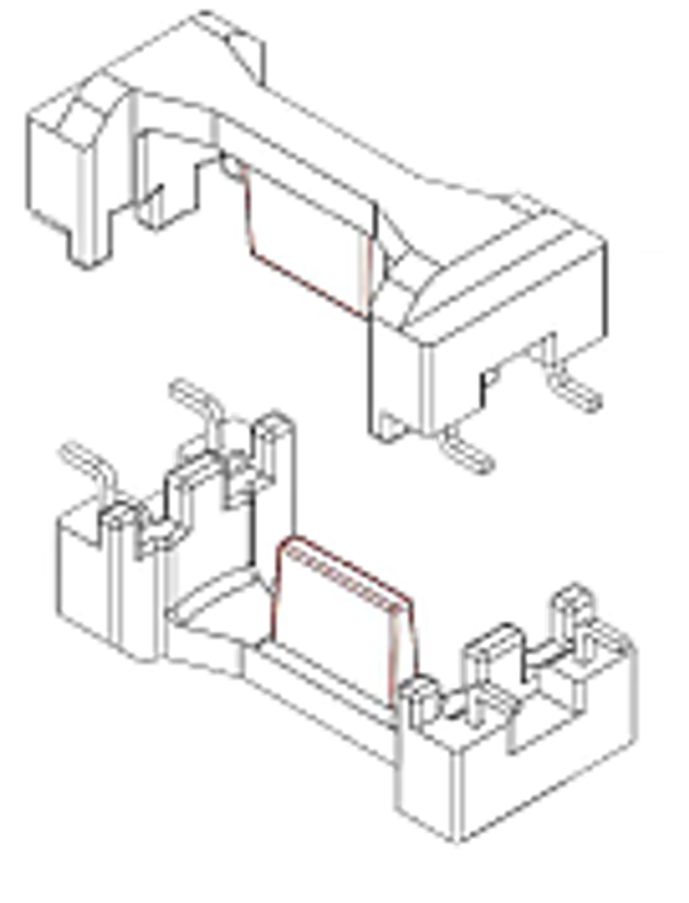 R14 Основание 4 выв. гор. OR14X4-8-BASE-4P-B-12