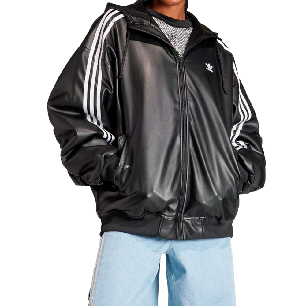 Leather jacket adidas original best sale