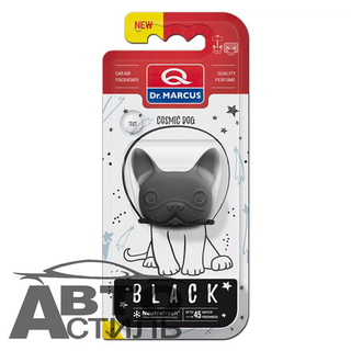 Ароматизатор-игрушка Dr Marcus COSMIC DOG - Black/Черный лед DM942box