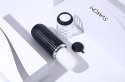 Черно-белый интерактивный мастурбатор Alex Neo 2